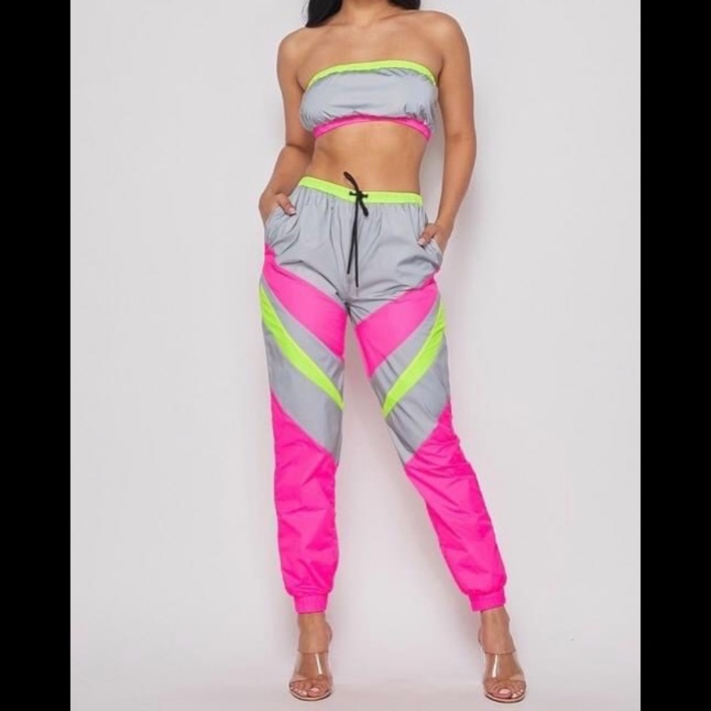 Color Blocked Fashion Track Set